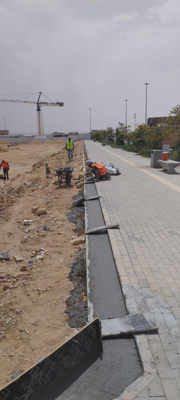 Concrete Walkway Curbs
